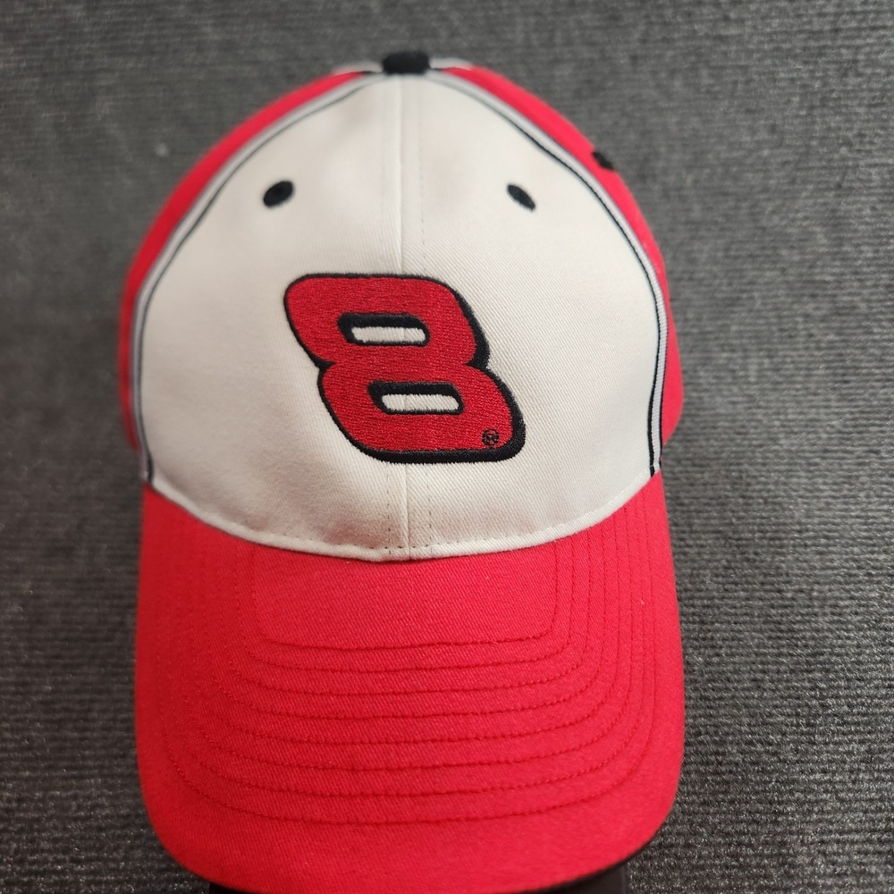 Vintage Dale Earnhardt‎ Jr Hat One Size Strapback Budweiser Red Chase Y2K